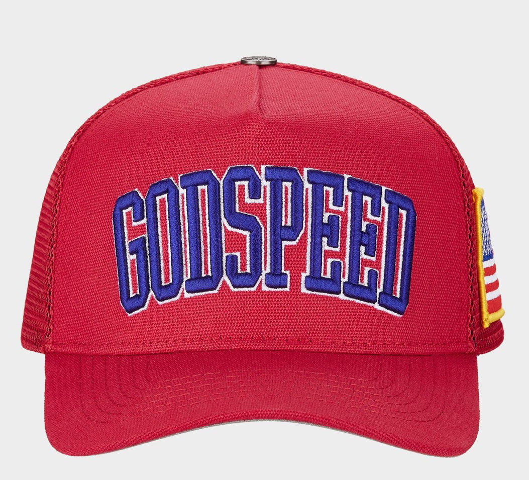 Americana Trucker Red | Godspeed Hat