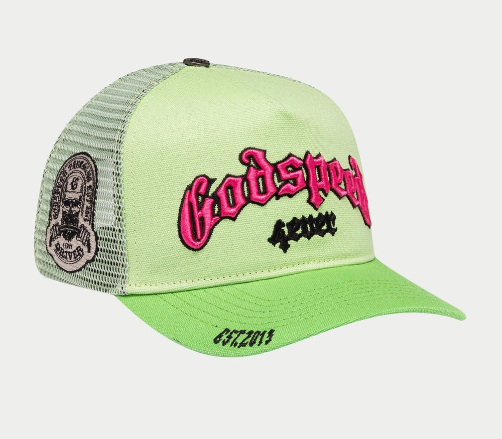 GS Forever Trucker Lime/Pink | Godspeed Hat