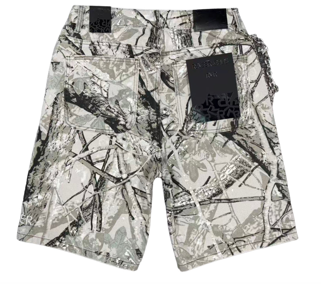 Reveer 'Core' Ghost Camo Jean Shorts (XP-09)