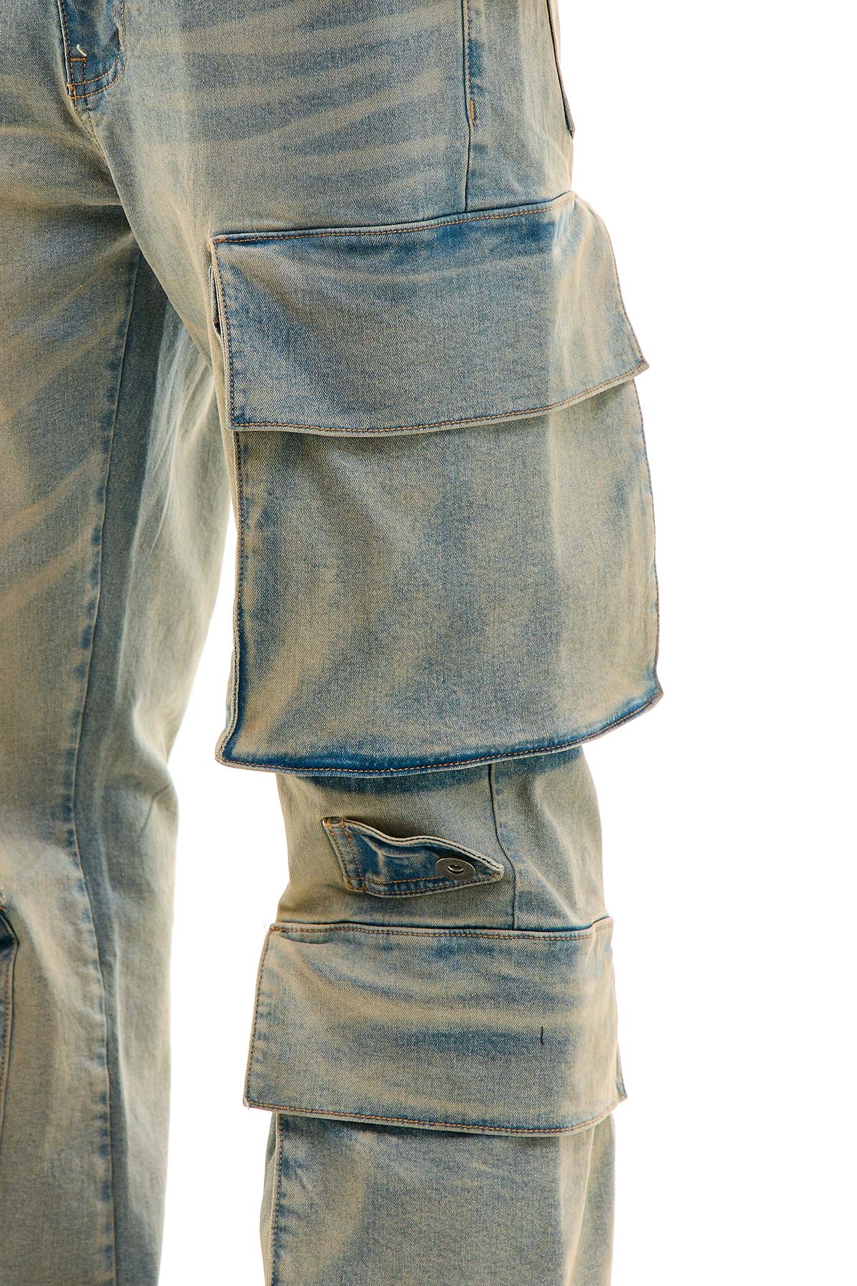 KND4705 Blue | KDNK Double Cargo Jeans