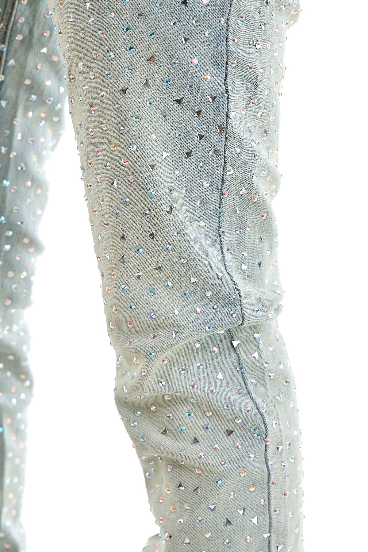 KND4977 Lt.Blue | KDNK Rhinestone Jeans