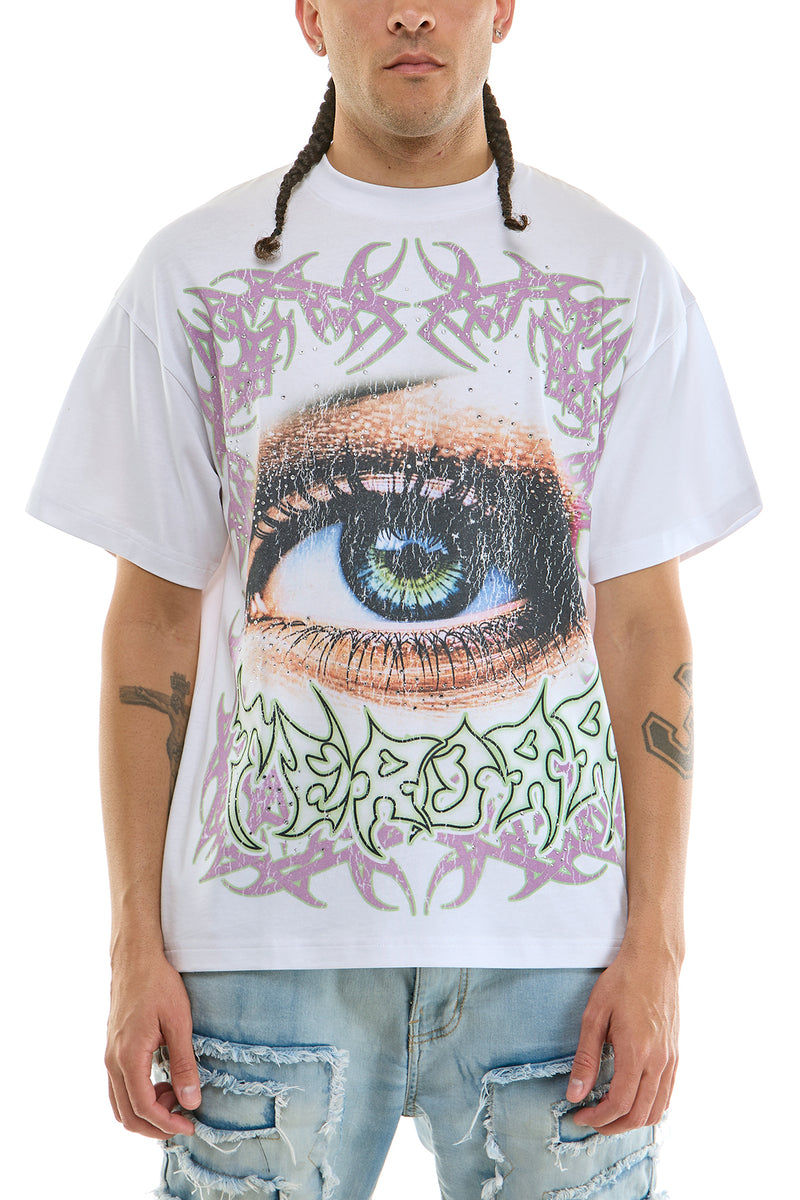 KNT119 White | KDNK Vision Graphic Tee