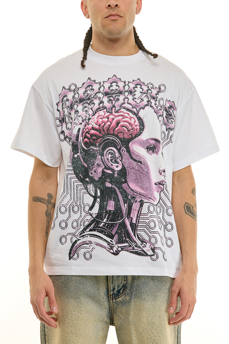KNT086 White | KDNK Graphic Tee