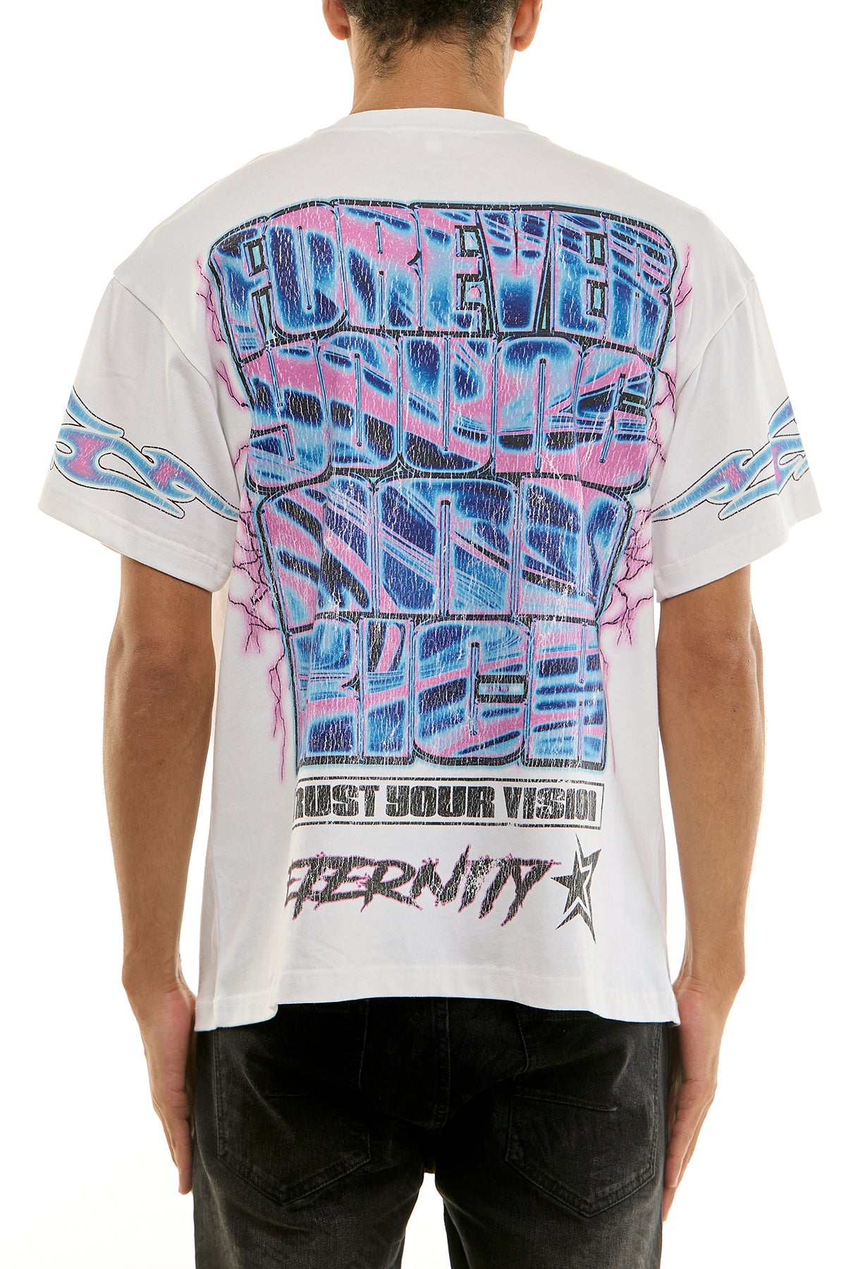 KNT069 White KDNK Graphic Tee