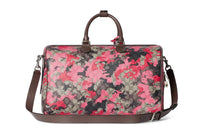 Gucci Pink GG Camouflage Print Medium Holdall Duffle Bag