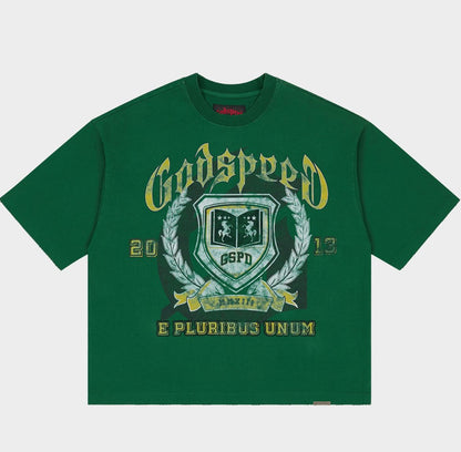 GSPD Crest Green | Godspeed Tee