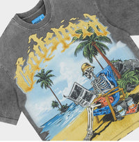 Skeleton Beach II Grey Wash | Godspeed NG Tee