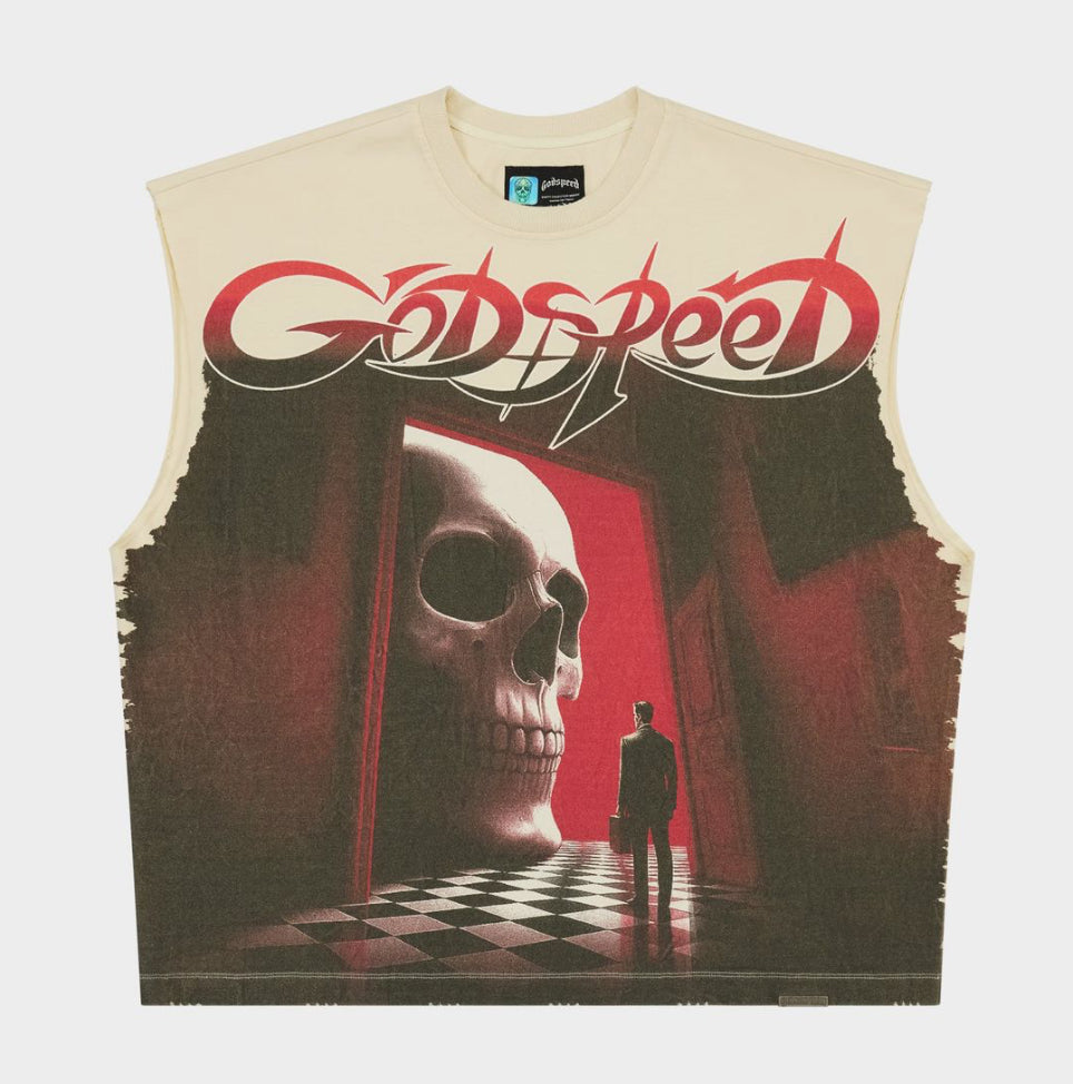 Fate's Doorstep Sleeveless Bone | Godspeed Tee