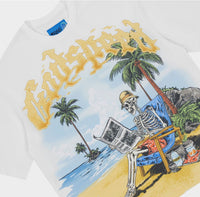 Skeleton Beach II White | Godspeed NG Tee