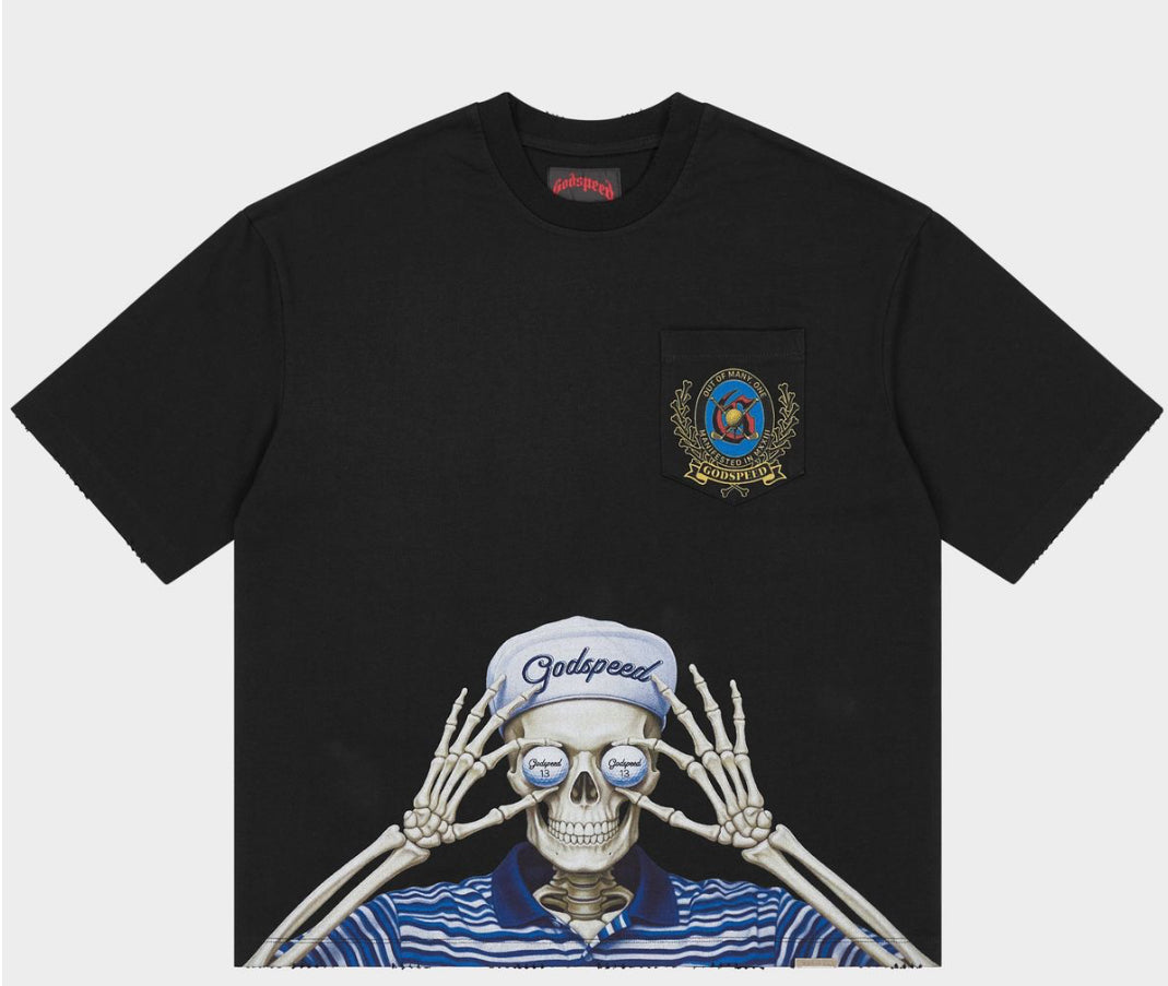 Golf Days Black | Godspeed Pocket Tee