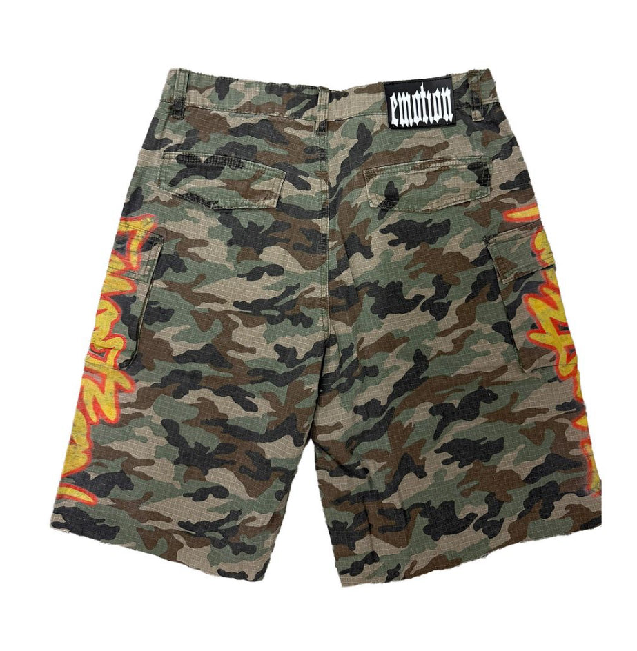 Mixed Emotion 'Battle' Camo Shorts