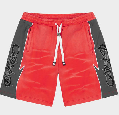 Halftime V2 Red Acid Wash | Godspeed Shorts