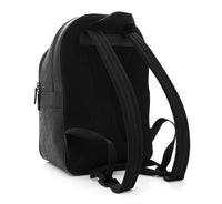 Gucci GG Rubber-Effect Leather Backpack (Black)