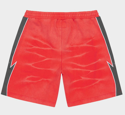 Halftime V2 Red Acid Wash | Godspeed Shorts