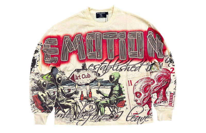Mixed Emotion Cream 'Art Club' Long Sleeve