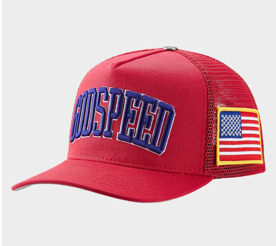 Americana Trucker Red | Godspeed Hat