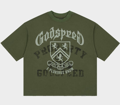 Collegiate Olive Wash | Godspeed Tee