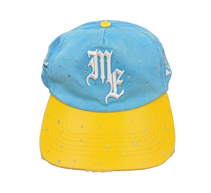 Mixed Emotion Blue 'ME' Hat
