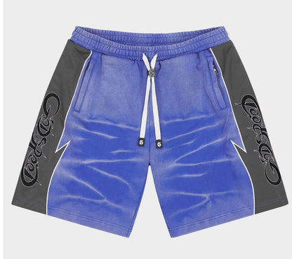 Halftime V2 Blue Acid Wash | Godspeed Shorts