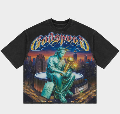 Godspeed Finally Rarity Tee in Black