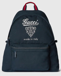 Gucci Printed Canvas Maxi Backpack – Navy GG Crest