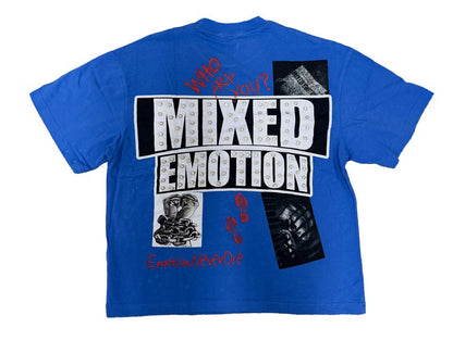 Mixed Emotion Blue 'Lost Identity' Tee