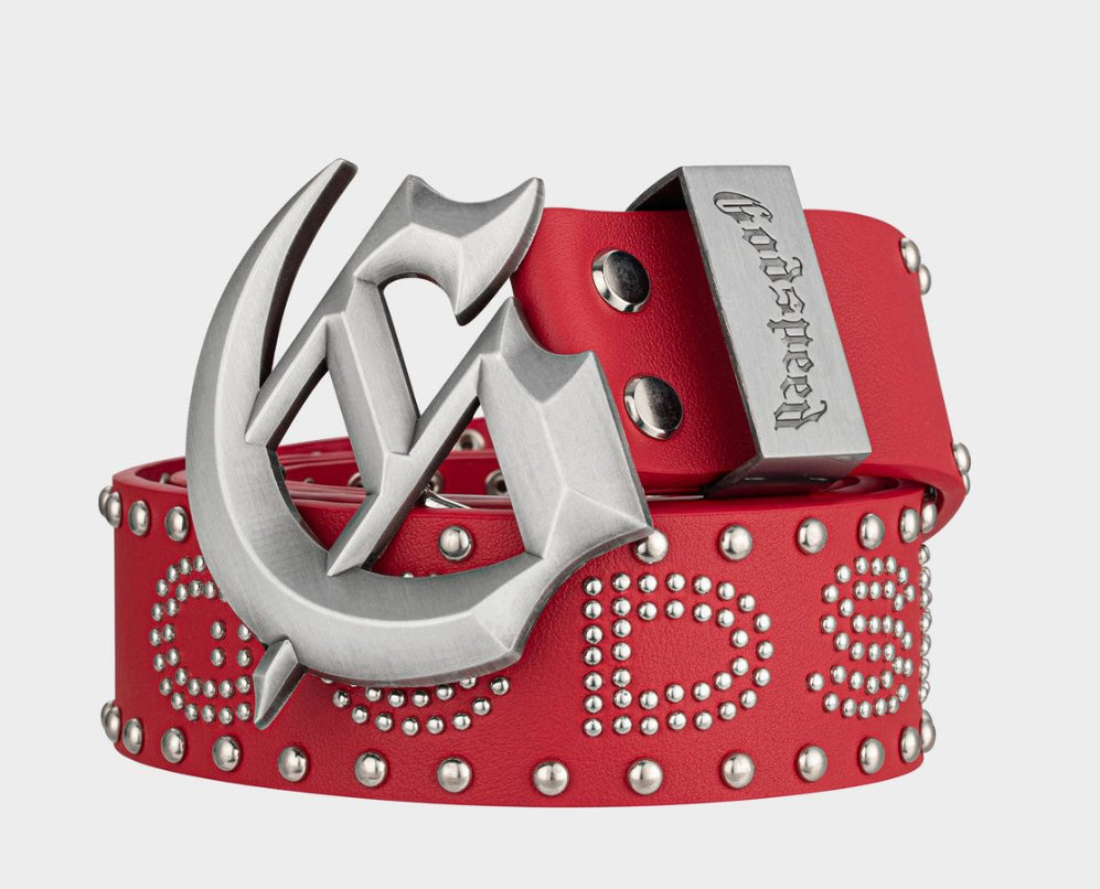 Forged GS Studded Red | Godspeed Belt