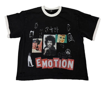 Mixed Emotion Black 'Static' Tee