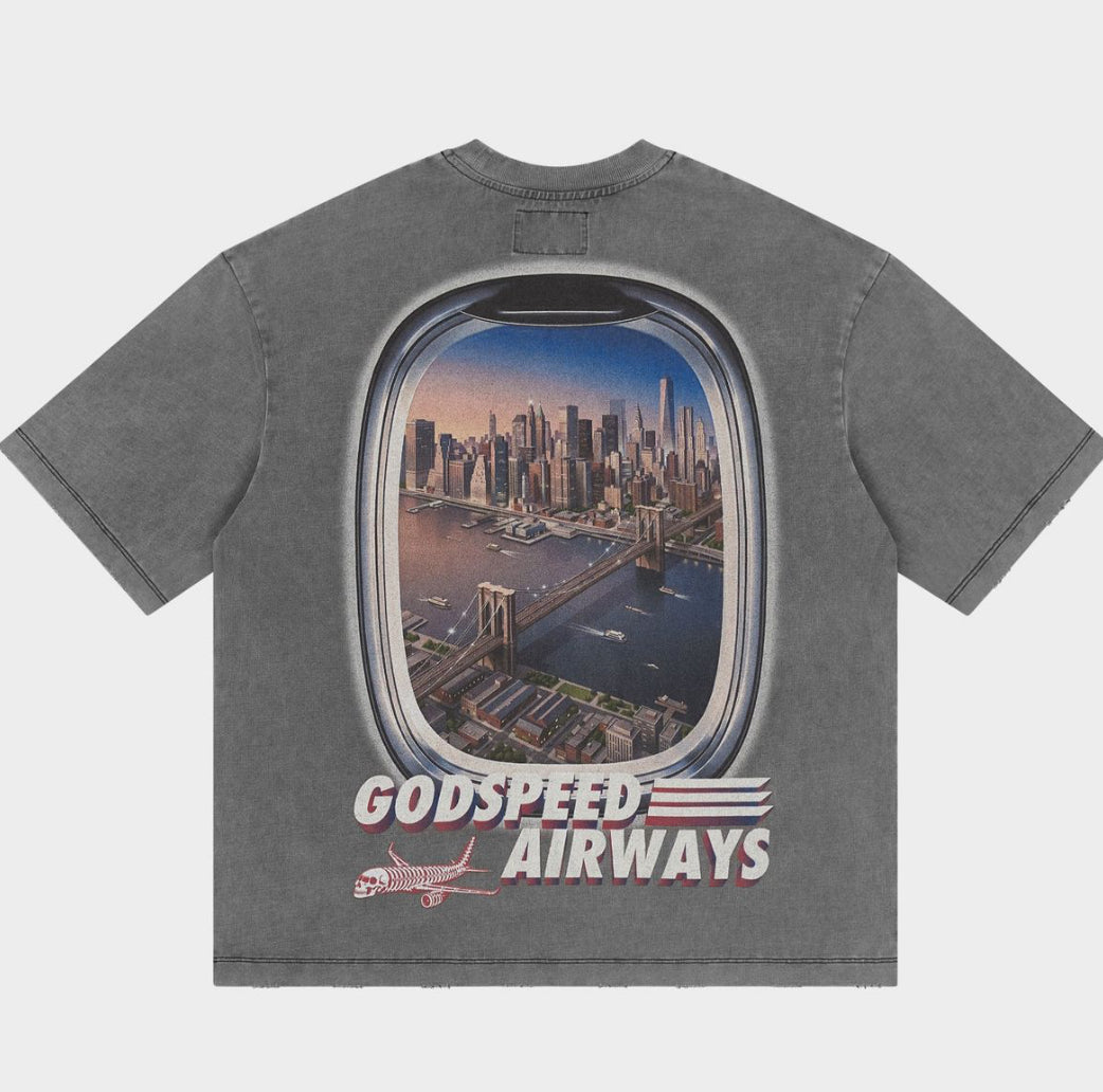 GS Air NYC Grey Wash | Godspeed Pocket Tee