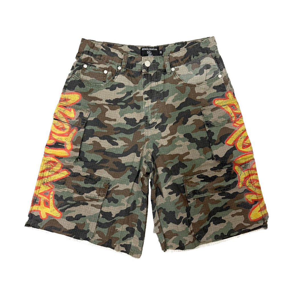Mixed Emotion 'Battle' Camo Shorts