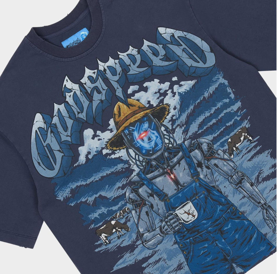 Godspeed Aura Farm II NextGen Tee in Navy - alternate view
