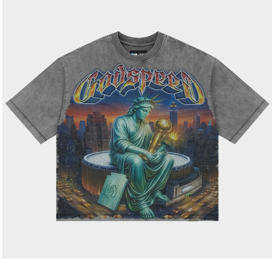 Finally Grey Wash | Godspeed Tee