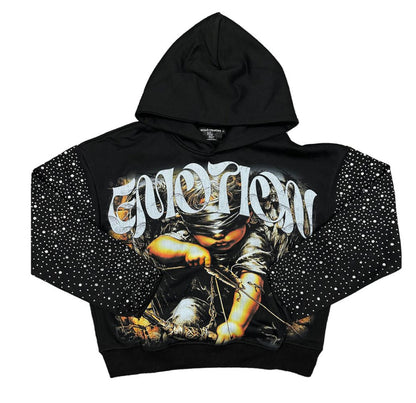 Mixed Emotion 'Archer' Rhinestone Hoodie