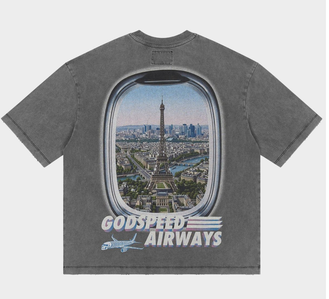 GS Air Paris Grey Wash | Godspeed Pocket Tee