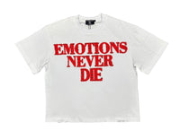 Mixed Emotion Red 'End' Rhinestone Tee