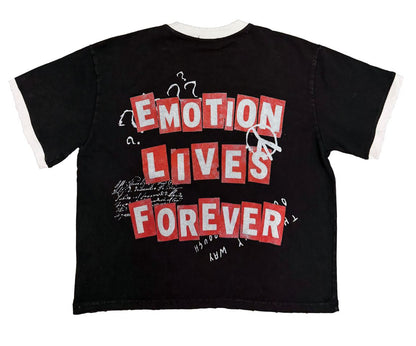 Mixed Emotion Black 'Static' Tee