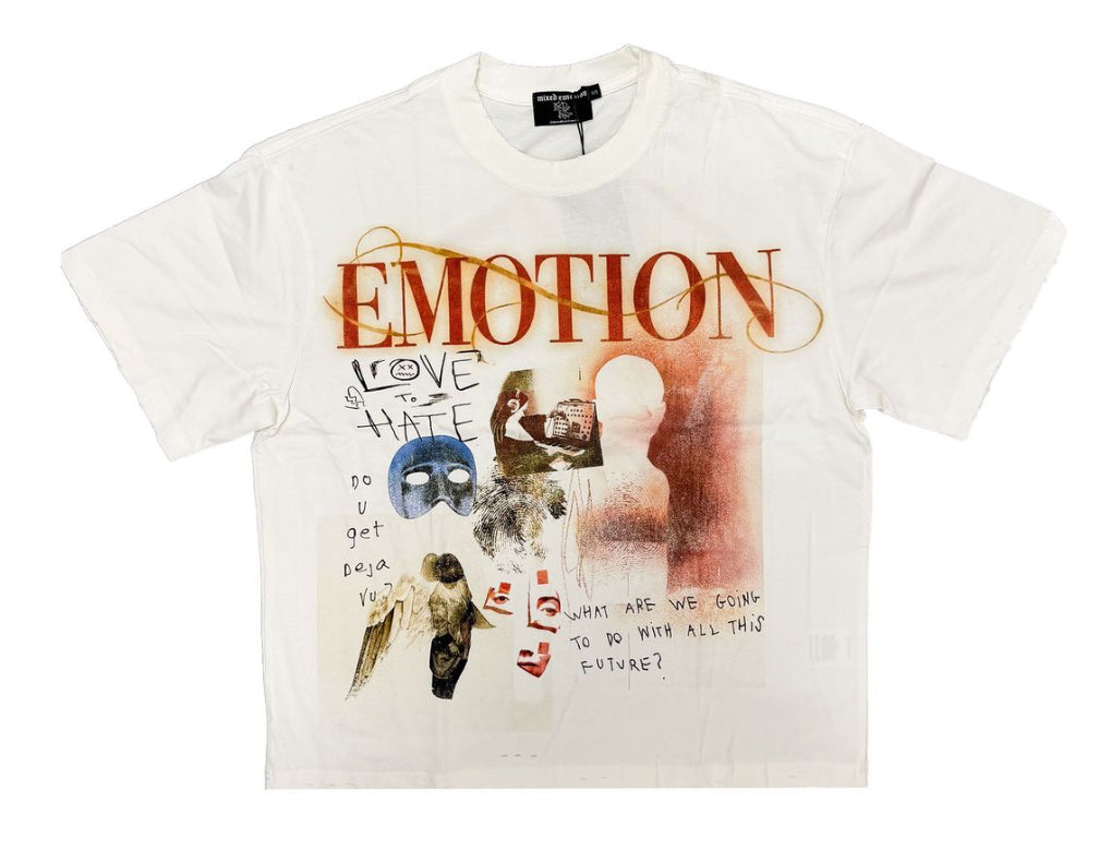 Mixed Emotion White 'Deja Vu' Tee