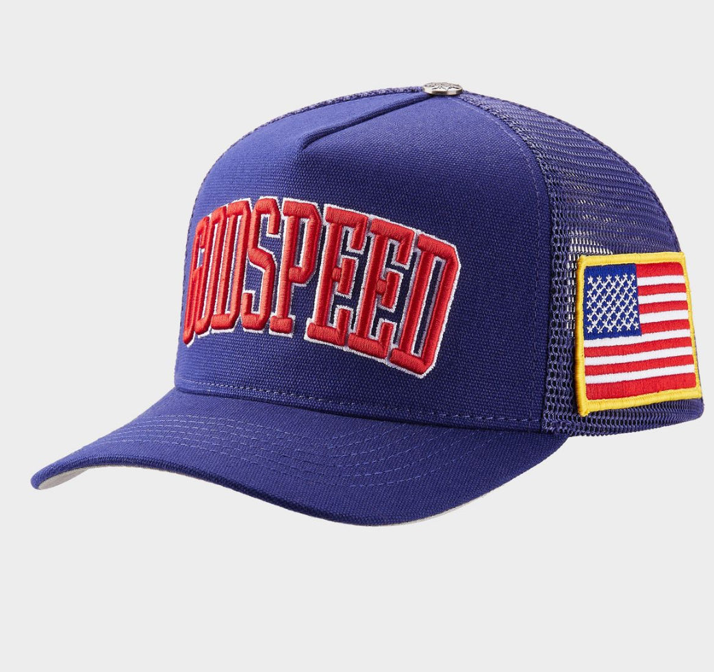 Americana Trucker Blue | Godspeed Hat