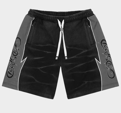 Halftime V2 Black Acid Wash | Godspeed Shorts