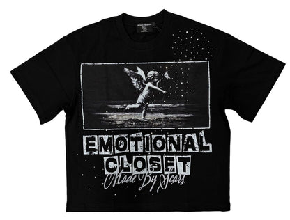 Mixed Emotion Black 'Scar' Tee