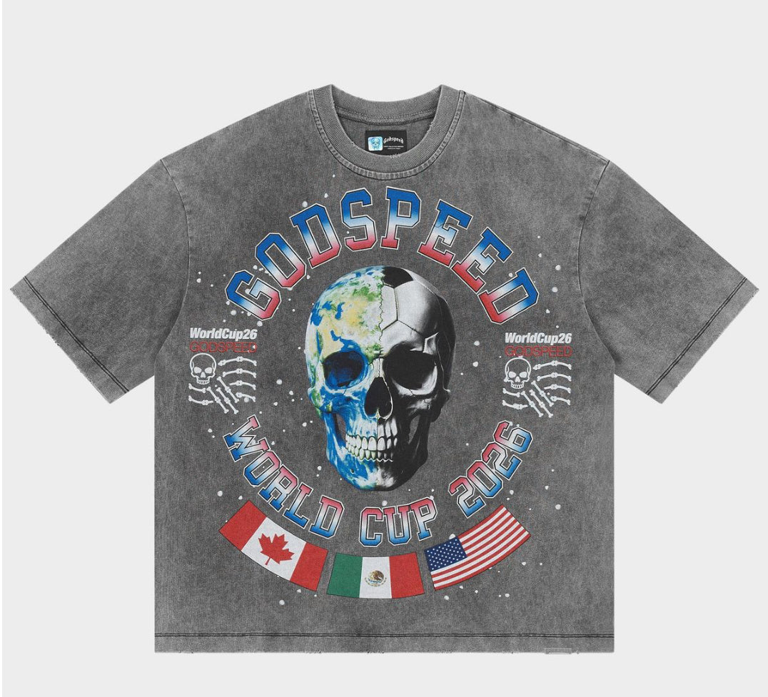 Planet Fútbol Grey | Godspeed Tee