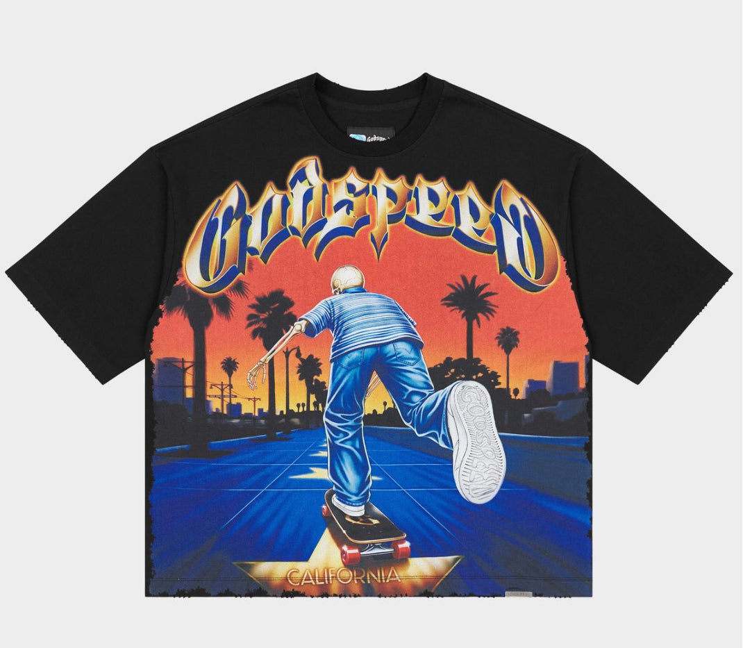 Kick Push Black | Godspeed Tee