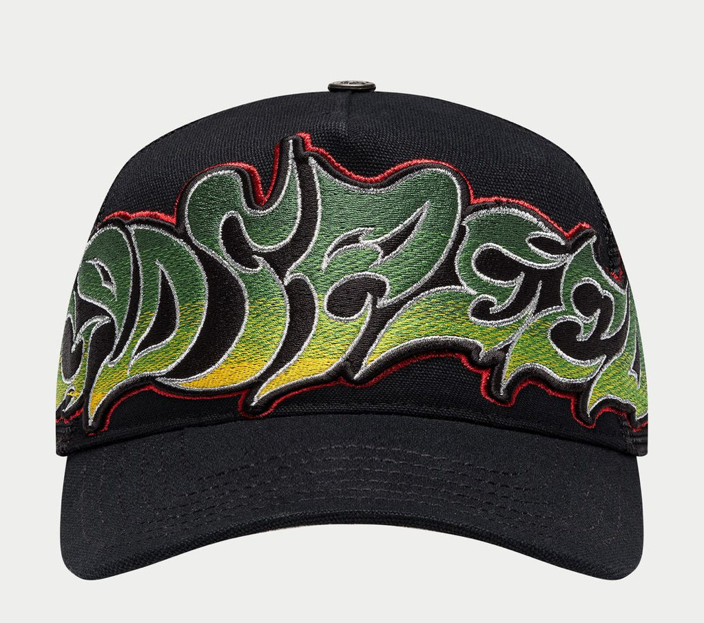 GS Neo Trucker Black/Yellow/Red | Godspeed Hat