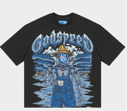 Godspeed Aura Farm II NextGen Tee in Black