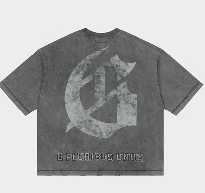 Collegiate Grey Wash | Godspeed Tee