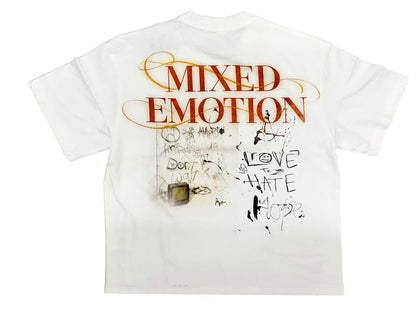 Mixed Emotion White 'Deja Vu' Tee