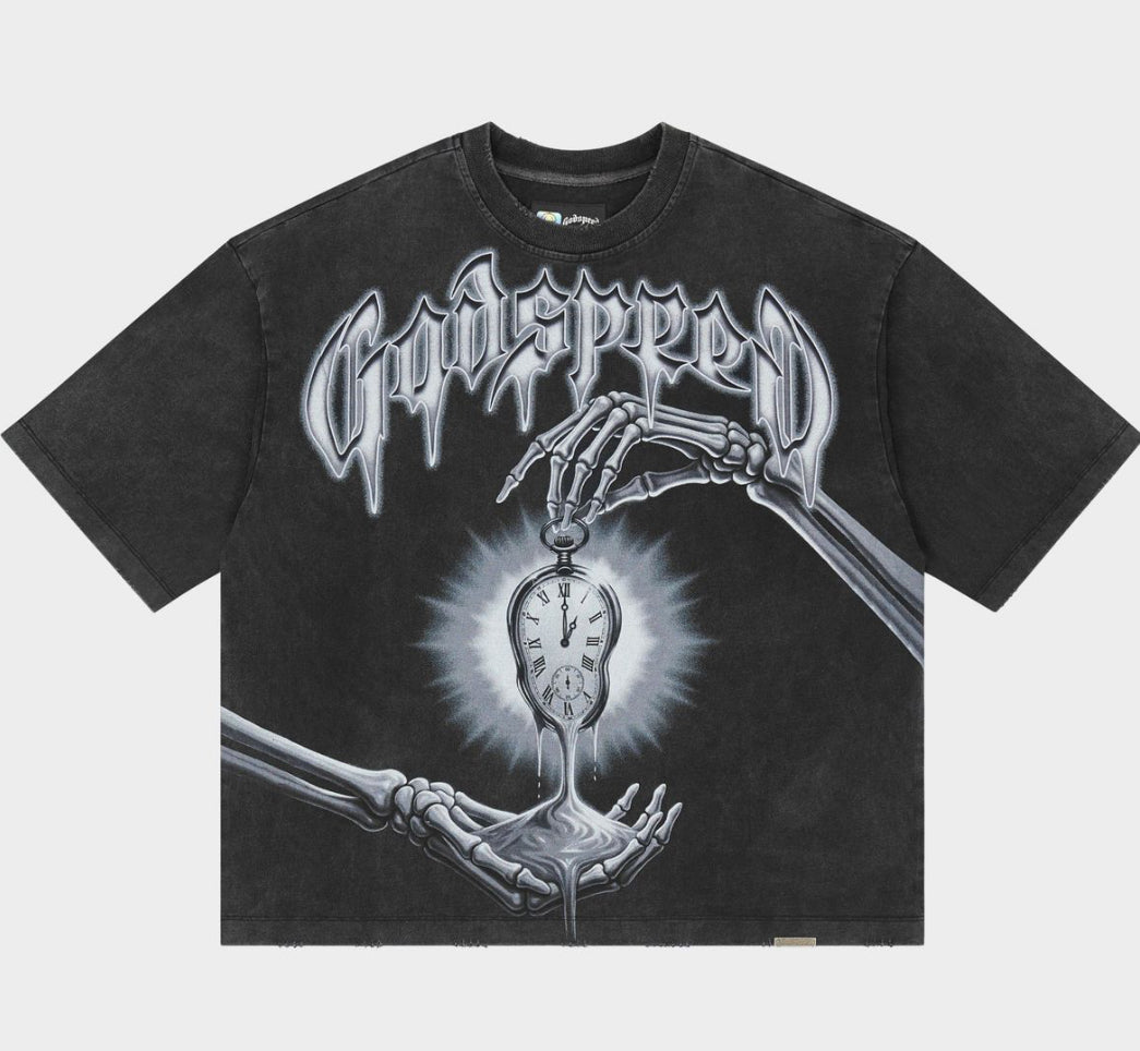 Borrowed Time Black Wash | Godspeed Tee