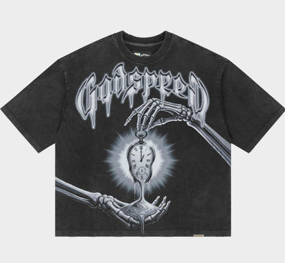 Borrowed Time Black Wash | Godspeed Tee