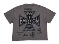 Mixed Emotion Grey 'Friends' Tee