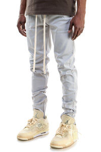 KNB3074 Light Grey | KDNK Tapered Stacked Stretch Joggers